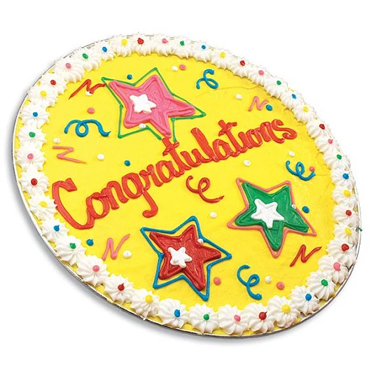 Congratulations Iced Cookie Cake - Image 2