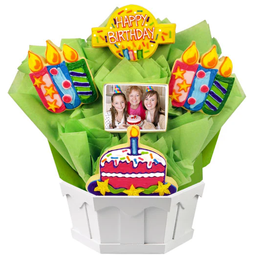 Photo Cookies - Confetti and Candles Bright - Image 2